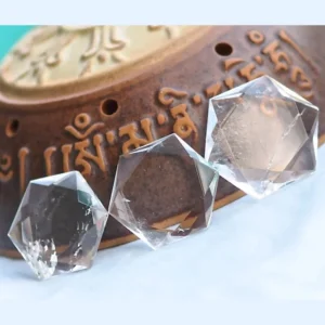 超光速粒子大卫星白水晶(六芒星)