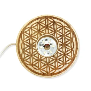 超光生命之花白光LED灯(榉木)