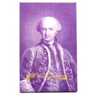 超光速粒子圣哲曼伯爵签名肖像木框画布(木板画)