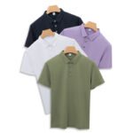 时尚都市170g丝光棉POLO衫：轻盈舒适，让你尽显魅力！Urban Fashion 170g Silk Cotton Polo Shirt: Light and Comfortable, Show Your Charm!