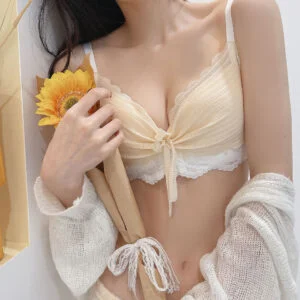 小胸聚拢Bra 3000透气冲孔：轻杯舒适，提升自信，展现迷人曲线，呵护肌肤，尽显奢华魅力 Small Bust Push-Up Bra with 3000 Breathable Micro-perforations: Light Cup Comfort, Boost Confidence, Showcase Alluring Curves, Skin-Friendly, Exude Luxury Charm