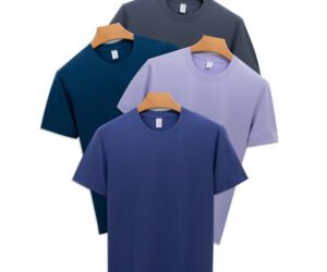 220g优可丝天然纤维T恤，舒适透气护肤纤活