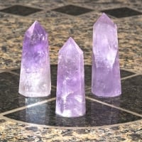 超光紫水晶柱4-6cm