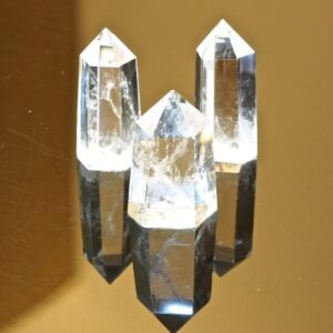 超光单尖白水晶柱4-6cm