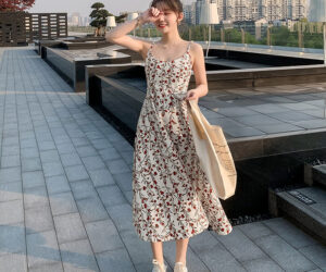 法式碎花连衣裙，优雅显瘦展浪漫