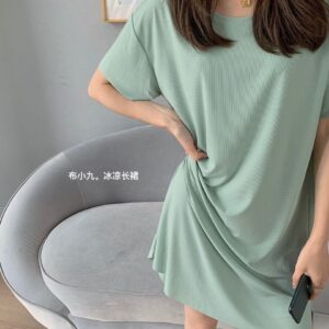 冰丝面料连衣裙，6色选择清凉夏日。Ice Silk Fabric Dress, Choose 6 Colors for a Cool Summer