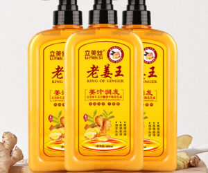 生姜精华护发洗发水，深层滋养控油平衡