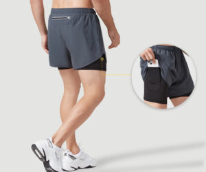 S-2XL男女反光激光运动短裤 | 透气舒适